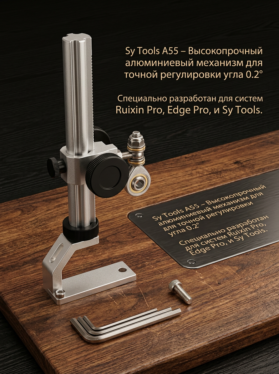 Кронштейн точной регулировки угла A55 — микрорегулировка 0,1° для Sy Tools и Ruixin Pro RX-008/009