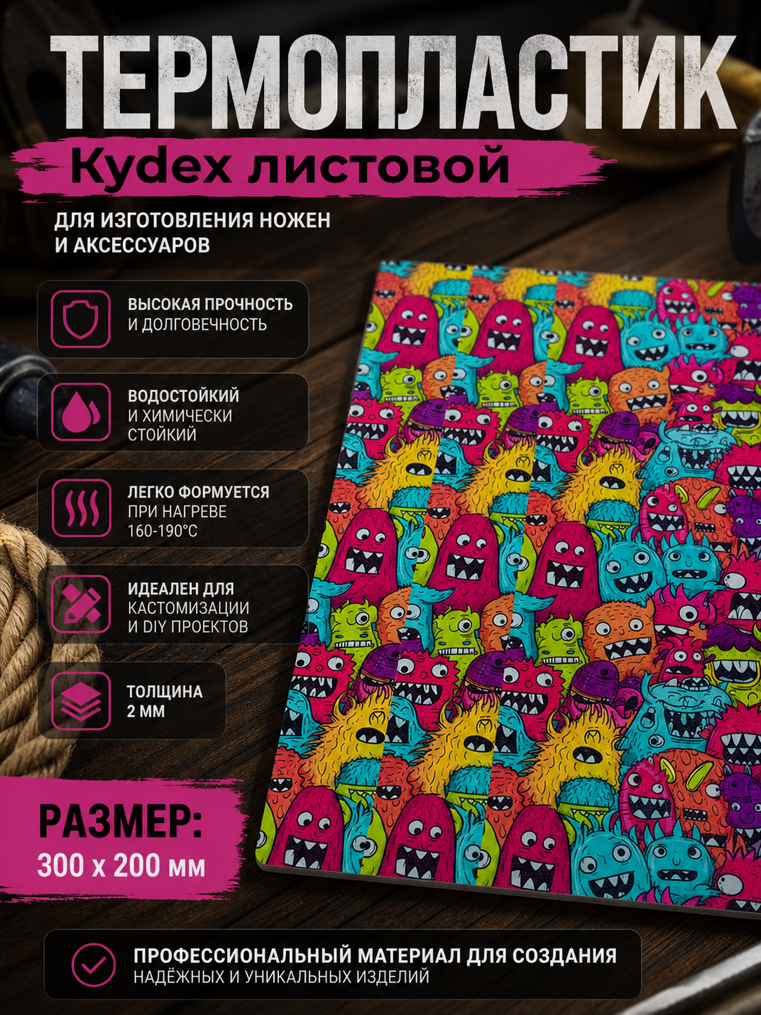 G10 заготовка для рукояти #19
