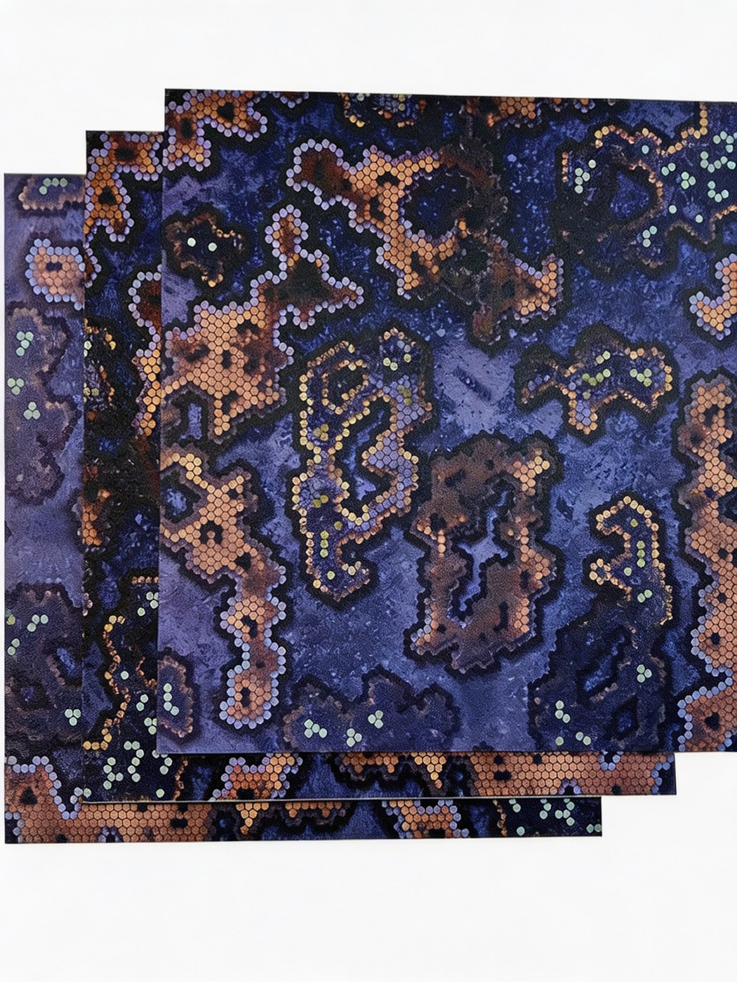 Термопластиковый лист Kydex фиолетовый / Copper / Speckled